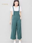 Eyouth 1518 Women’s Adjustable Strap Jumpsuit | Relaxed Wide-Leg Overalls